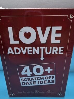 LOVE Adventure Scratch-Off Date Ideas - Burgundy & White